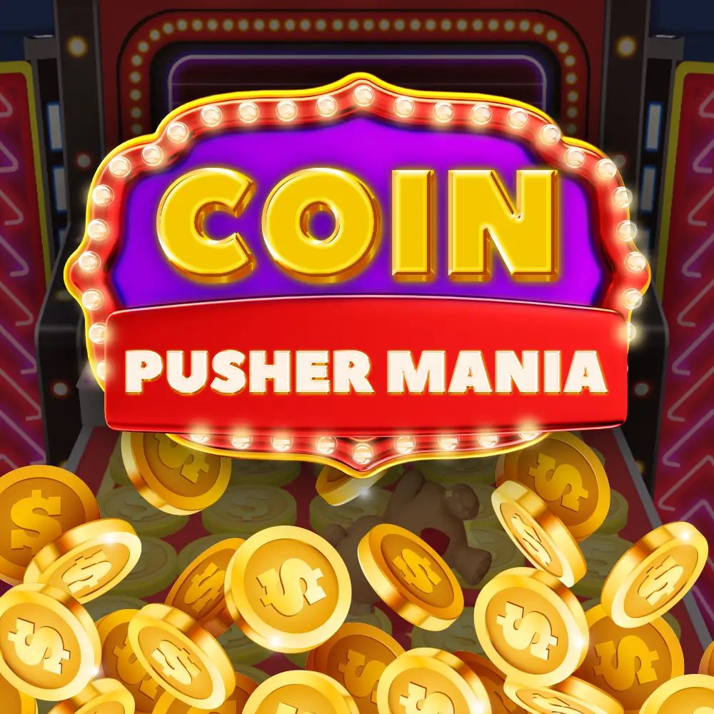 Coin Pusher Mania game logo