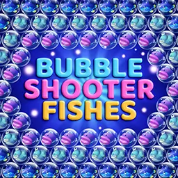 Bubble Shooter Fishes game logo