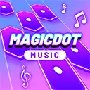 magic dot beat game logo